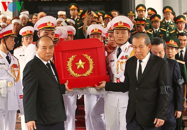 Prime Minister Reads Eulogy At Gen Dong Sy Nguyens Funeral 