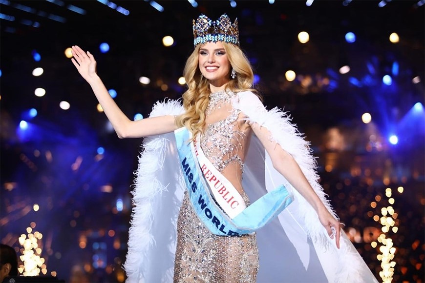 Czech Republic's Krystyna Pyszkova wins Miss World 2024