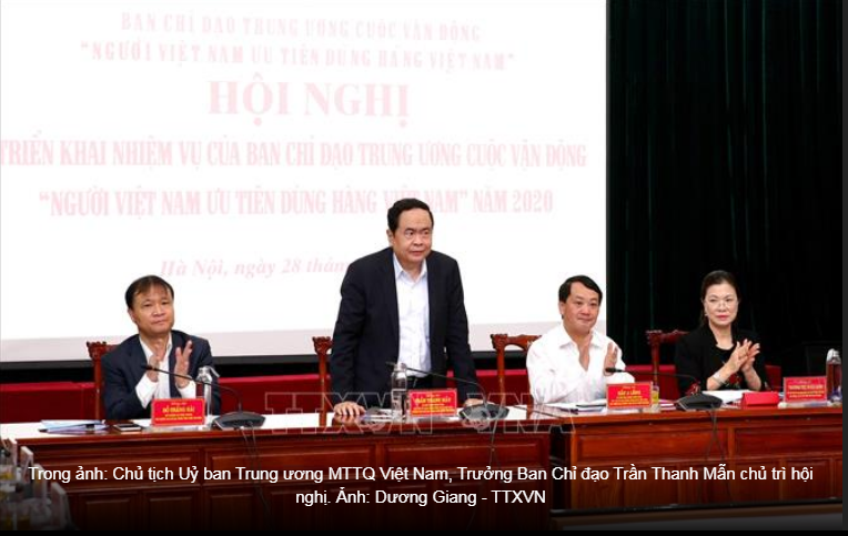 “Vietnamese people prioritize Vietnamese goods” campaign reviewed